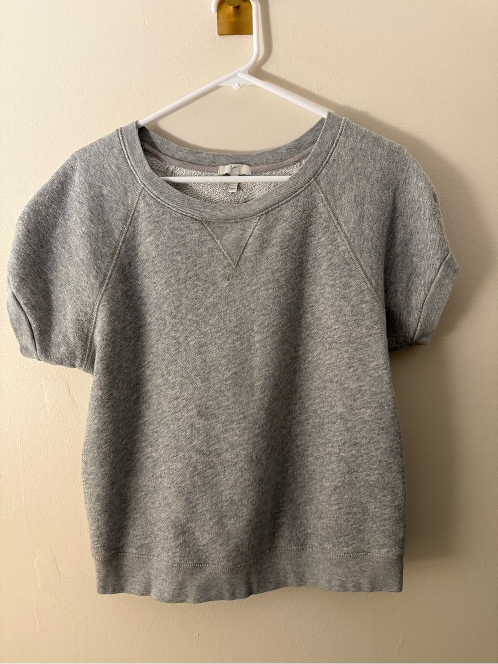 Joie Light Gray Short sleeve Crewneck Sweatshirt